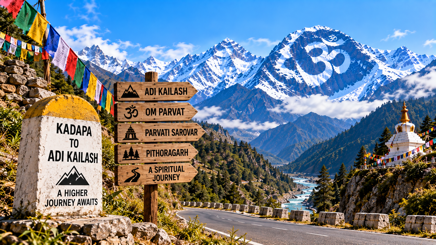 Adi Kailash & Om Parvat Yatra | Spiritual Trip Packages From Kadapa To Adi Kailash
